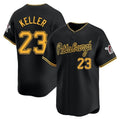 Jamed P.Pirates #23 Mitch Keller Player Black Home Limited Stitched Jerseys