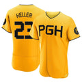 Jamed P.Pirates #23 Mitch Keller Player Gold City Connect Home Limited Elite Stitched Jerseys