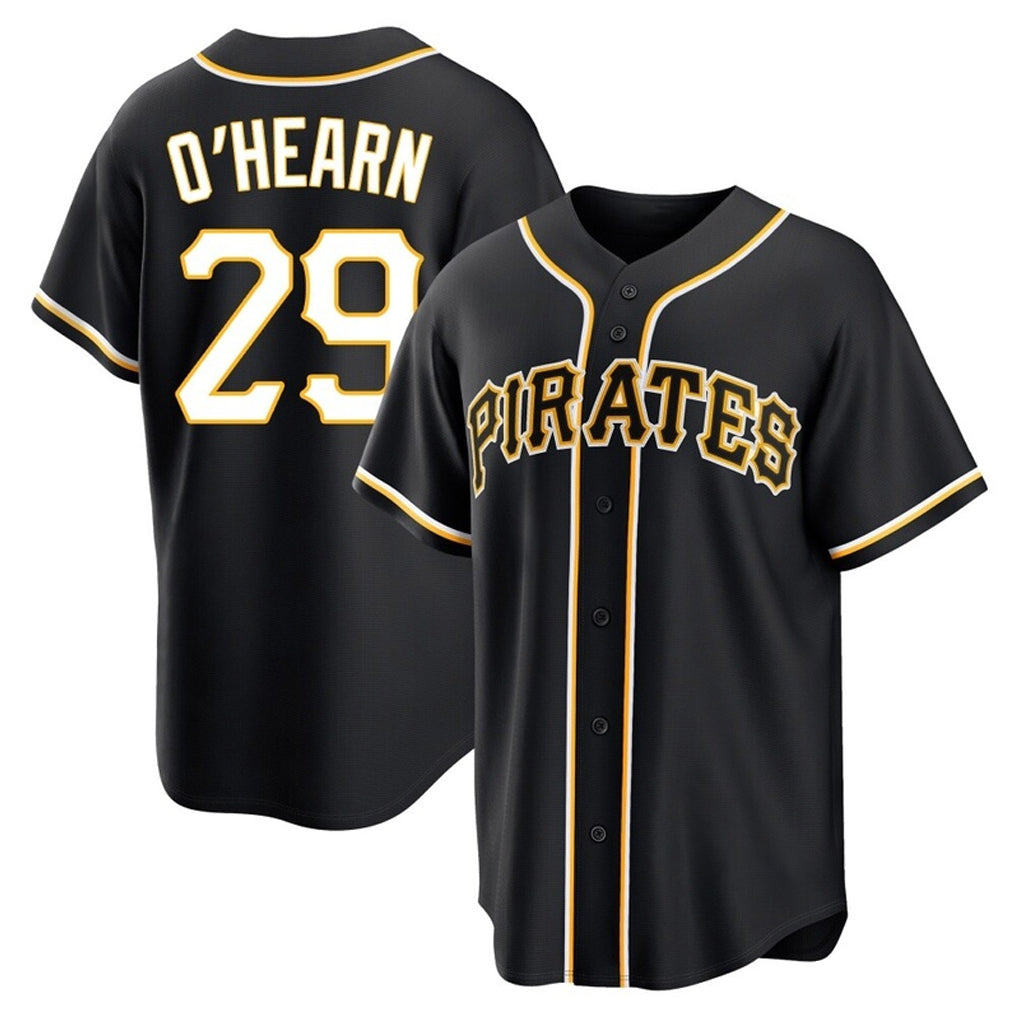 Jamed P.Pirates #29 Ryan O?¡®Hearn Player Black Fashion Out Home Game Stitched Jerseys