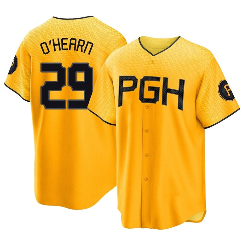 Jamed P.Pirates #29 Ryan O?¡®Hearn Player Gold City Connect Home Game Stitched Jerseys