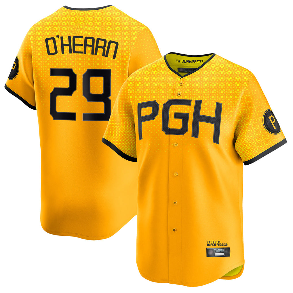 Jamed P.Pirates #29 Ryan O?¡®Hearn Player Gold City Connect Home Limited Stitched Jerseys