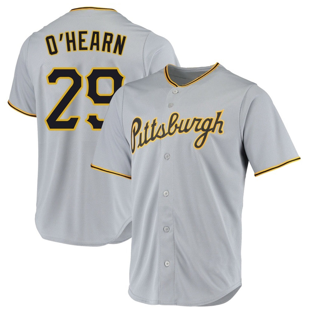 Jamed P.Pirates #29 Ryan O?¡®Hearn Player Gray Road Home Game Stitched Jerseys