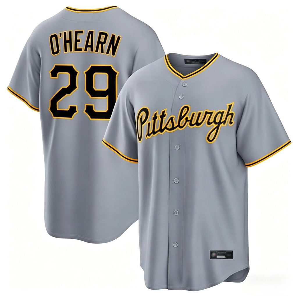 Jamed P.Pirates #29 Ryan O?¡®Hearn Player Gray Road Home Limited Game Stitched Jerseys