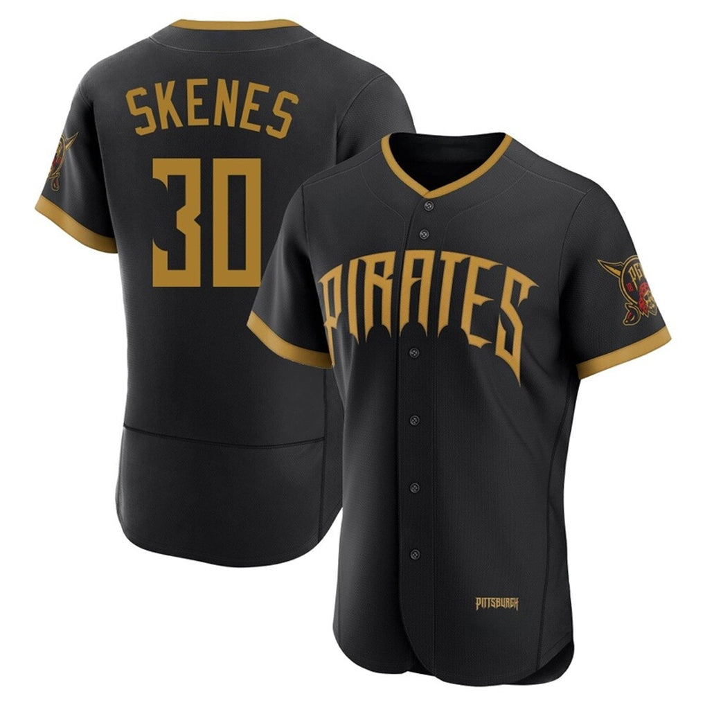 Jamed P.Pirates #30 Paul Skenes Player Black 2026 City Connect Home Limited Elite Stitched Jerseys