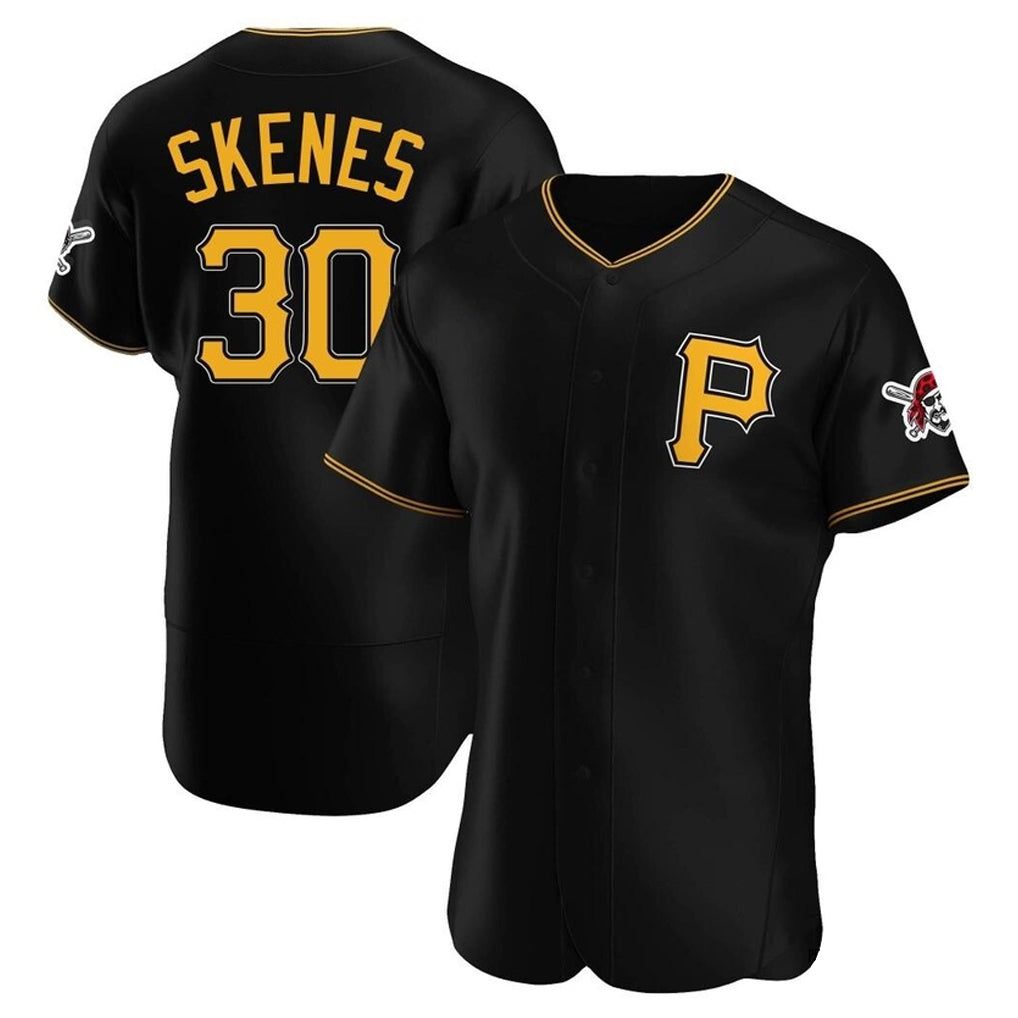 Jamed P.Pirates #30 Paul Skenes Player Black Alternate 2025 Home Limited Elite Stitched Jerseys