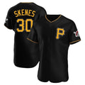 Jamed P.Pirates #30 Paul Skenes Player Black Alternate 2025 Home Limited Elite Stitched Jerseys