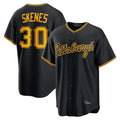 Jamed P.Pirates #30 Paul Skenes Player Black Home Game Stitched Jerseys