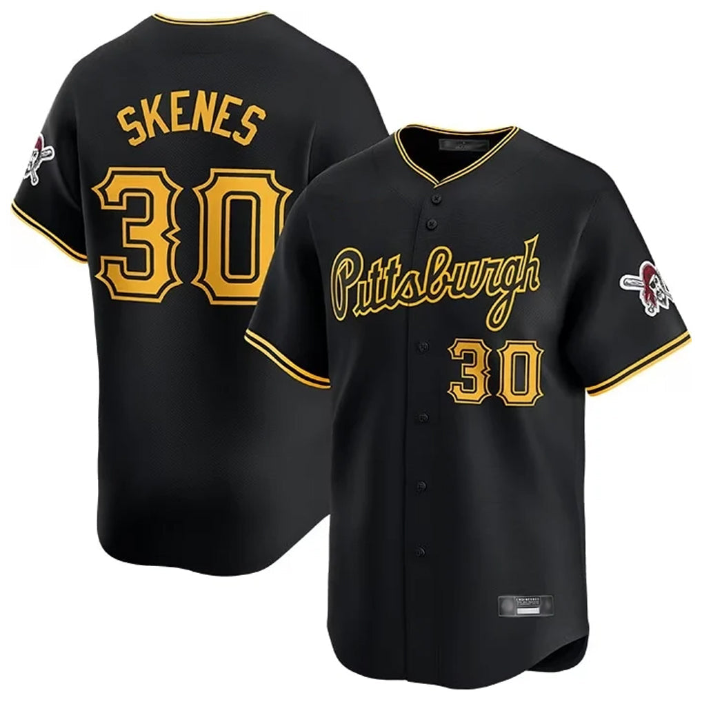 Jamed P.Pirates #30 Paul Skenes Player Black Home Limited Stitched Jerseys