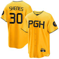 Jamed P.Pirates #30 Paul Skenes Player Gold City Connect Home Limited Stitched Jerseys