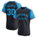 Jamed P.Pirates #30 Paul Skenes Player Navy National League All-Star Home Limited Elite Stitched Jerseys