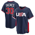 Jamed P.Pirates #30 Paul Skenes Player Navy USA 2026 World Classic Home Limited Stitched Jerseys
