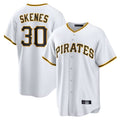 Jamed P.Pirates #30 Paul Skenes Player White Home Game Stitched Jerseys