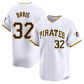 Jamed P.Pirates #32 Henry Davis Player White Home Limited Stitched Jerseys