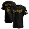 Jamed P.Pirates #6 Konnor Griffin Player Black Home Limited Elite Stitched Jerseys