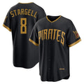 Jamed P.Pirates #8 Willie Stargell Player Black 2026 City Connect Home Limited Stitched Jerseys