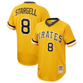 Jamed P.Pirates #8 Willie Stargell Player Gold Mitchell & Ness Cooperstown Collection 1979 Limited Stitched Jerseys