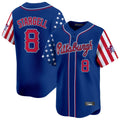 Jamed P.Pirates #8 Willie Stargell Player Royal 2025 Independence Day Vapor Premier Limited Stitched Jerseys