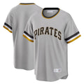 Jamed P.Pirates Blank Player Gray Throwback Cooperstown Collection Limited T-shirt Stitched Jerseys