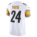 Jamed P.Steelers #24 Joey Porter Jr. White Vapor F.U.S.E. Limited Jersey