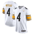 Jamed P.Steelers #4 DK Metcalf Player White Game Replica Stitched Jerseys