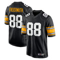 JamedP.Steelers #88 Pat Freiermuth Player Black Alternate Game Stitched Jerseys