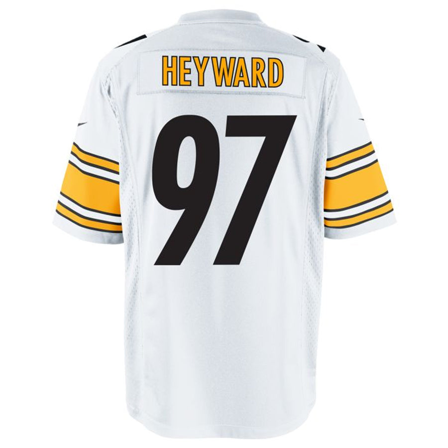 Jamed P.Steelers #97 Cameron Heyward Player White Game Stitched Jerseys