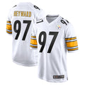 Jamed P.Steelers #97 Cameron Heyward Player White Home Game Stitched Jerseys
