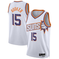 Jamed P.Suns #15 Devin Booker White Swingman Player Jerseys - Association Edition