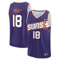 Jamed P.Suns #18 Koa Peat Fanatics Purple Fast Break Jerseys - Icon Edition
