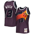 Jamed P.Sunss #13 Steve Nash Mitchell & Ness Purple 1996-1997 Hardwood Classics Off-Court Swingman Jerseys