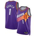 Jamed P.Sunss #1 Devin Booker Purple Swingman Jerseys - Classic Edition