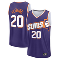 Jamed P.Sunss #20 Rasheer Fleming Fanatics Purple Fast Break Replica Jerseys - Icon Edition
