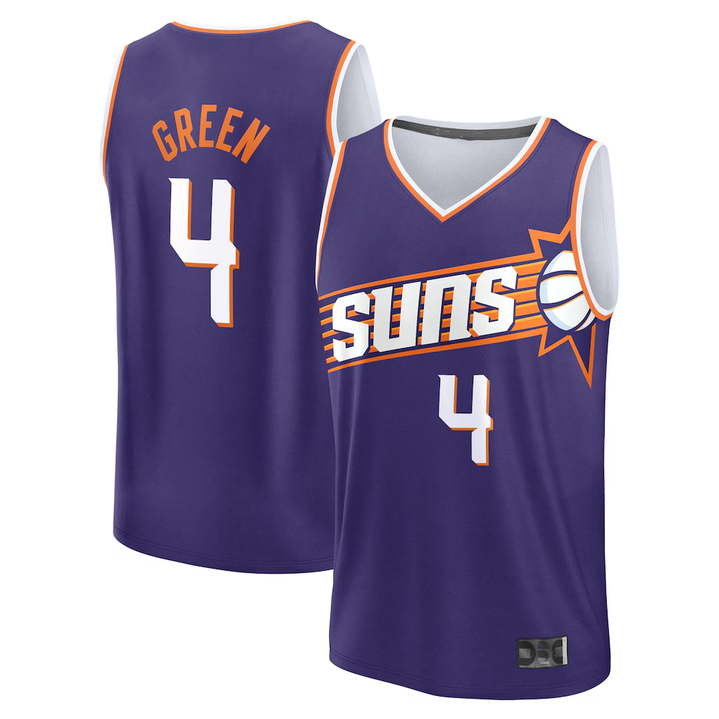 Jamed P.Sunss #4 Jalen Green Fanatics Purple Fast Break Replica Jerseys - Icon Edition