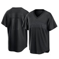 Jamed S.Diego Padres #11 Yu Darvish Player Black Pitch Fashion Game T-shirt Stitched Jerseys