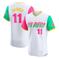 Jamed S.Diego Padres #11 Yu Darvish Player White City Connect Home Limited Elite Stitched Jerseys