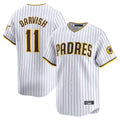 Jamed S.Diego Padres #11 Yu Darvish Player White Home Limited Stitched Jerseys