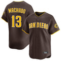 Jamed S.Diego Padres #13 Manny Machado Player Brown Home Limited Stitched Jerseys
