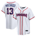Jamed S.Diego Padres #13 Manny Machado Player White 2026 World Classic Home Limited Stitched Jerseys