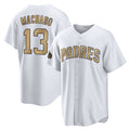 Jamed S.Diego Padres #13 Manny Machado Player White Replica All-Star Game Home Stitched Jerseys
