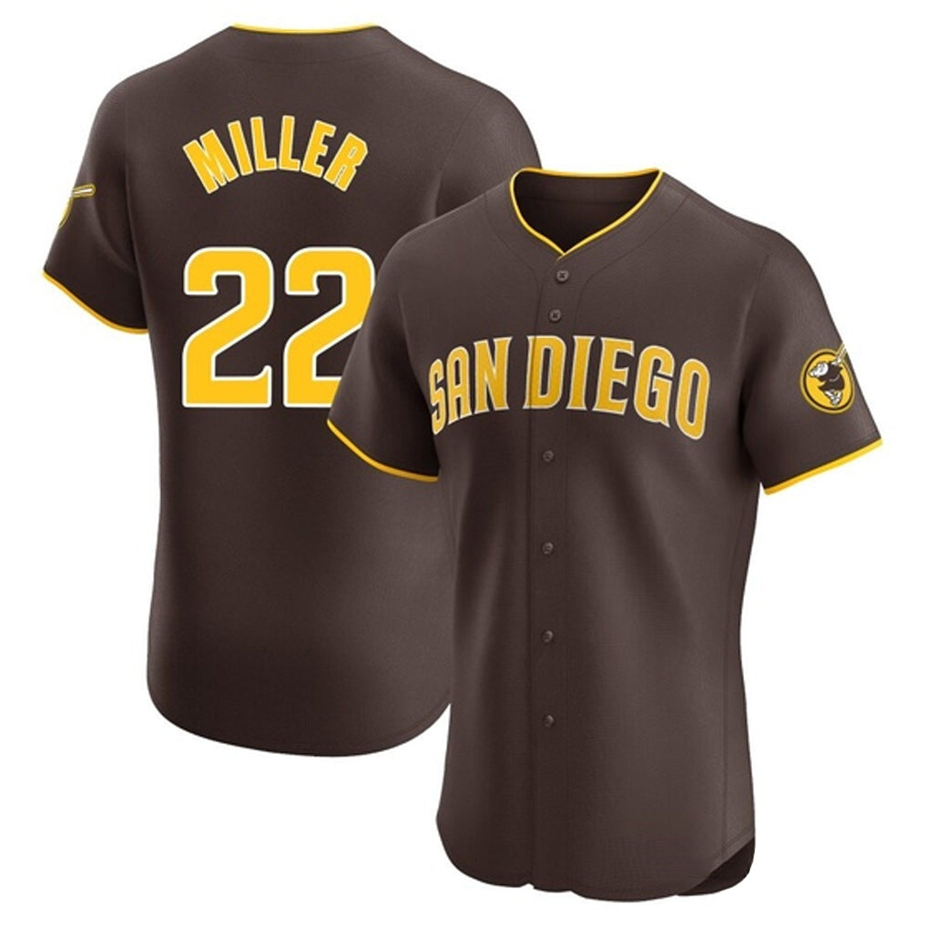 Jamed S.Diego Padres #22 Mason Miller Player Brown Home Limited Elite Stitched Jerseys