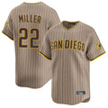 Jamed S.Diego Padres #22 Mason Miller Player Khaki Home Limited Stitched Jerseys