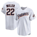 Jamed S.Diego Padres #22 Mason Miller Player White Cooperstown Collection Limited Home Stitched Jerseys