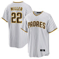 Jamed S.Diego Padres #22 Mason Miller Player White Home Limited Game Stitched Jerseys