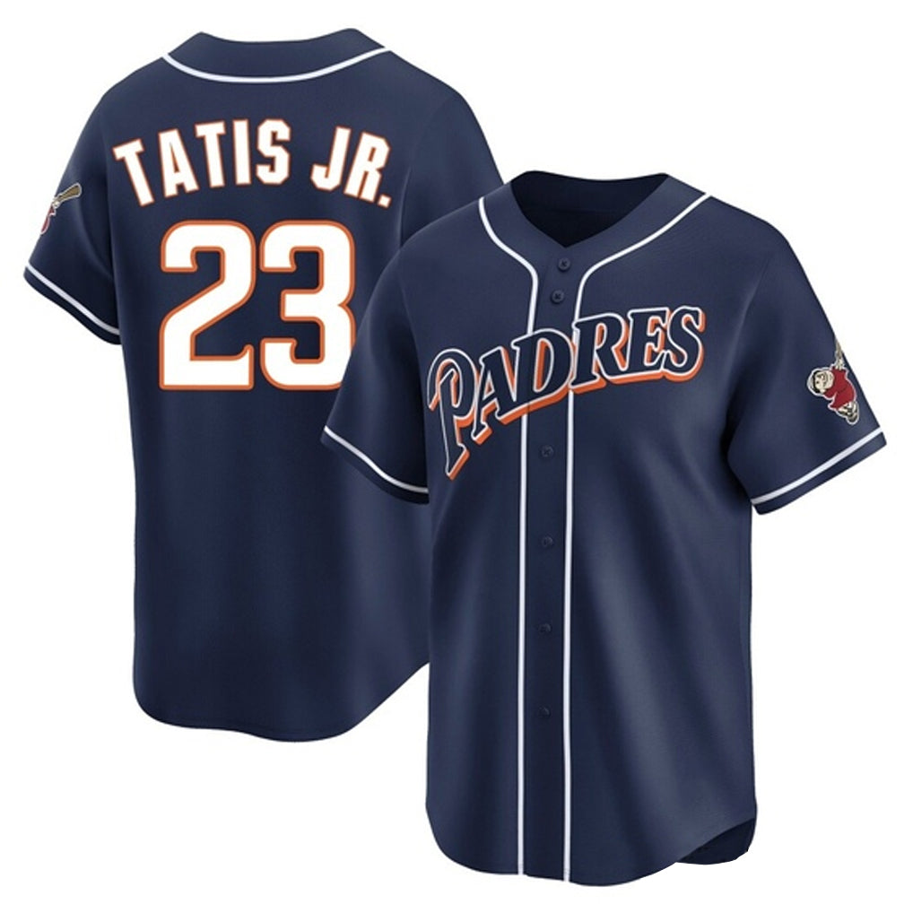 Jamed S.Diego Padres #23 Fernando Tatis Jr Player Navy Cooperstown Collection Limited Home Stitched Jerseys