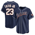Jamed S.Diego Padres #23 Fernando Tatis Jr Player Navy Cooperstown Collection Limited Home Stitched Jerseys