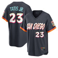 Jamed S.Diego Padres #23 Fernando Tatis Jr Player Obsidian 2026 City Connect Home Game T-shirt Stitched Jerseys