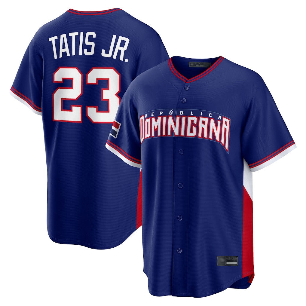 Jamed S.Diego Padres #23 Fernando Tatis Jr Player Royal 2026 World Classic Home Limited Stitched Jerseys