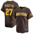 Jamed S.Diego Padres #27 Nick Pivetta Player Brown Home Limited Stitched Jerseys