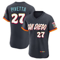 Jamed S.Diego Padres #27 Nick Pivetta Player Obsidian 2026 City Connect Home Limited Elite T-shirt Stitched Jerseys