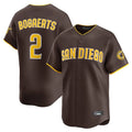 Jamed S.Diego Padres #2 Xander Bogaerts Player Brown Home Limited Stitched Jerseys